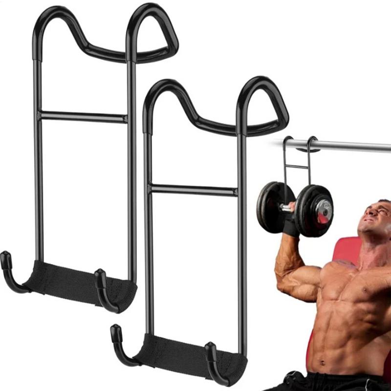 Home Gym Dumbbell Set - 2 قطعة/مجموعة خطافات تعليق الدمبل الثقيلة،