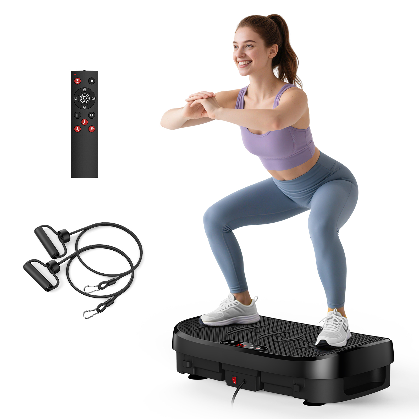 Home Gym Simple - لوح اهتزاز لحرق الدهون ومنصة لياقة