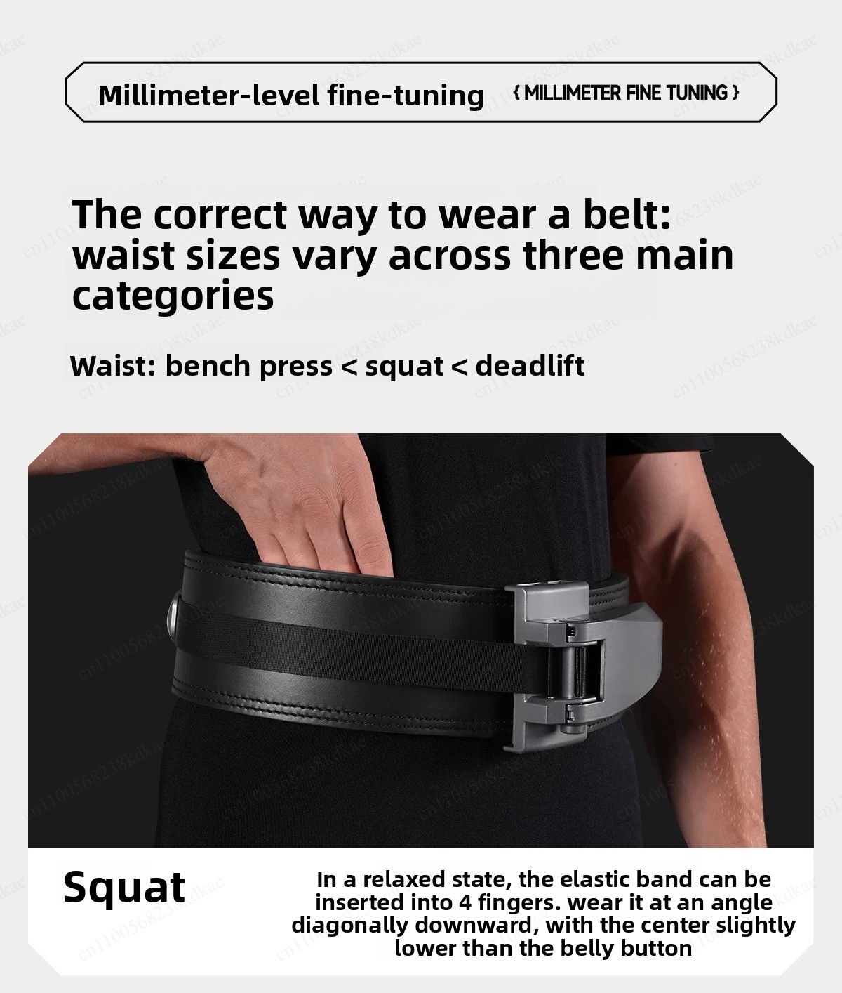 Weight Belt Lifting - حزام رفع الأثقال من جلد البقر