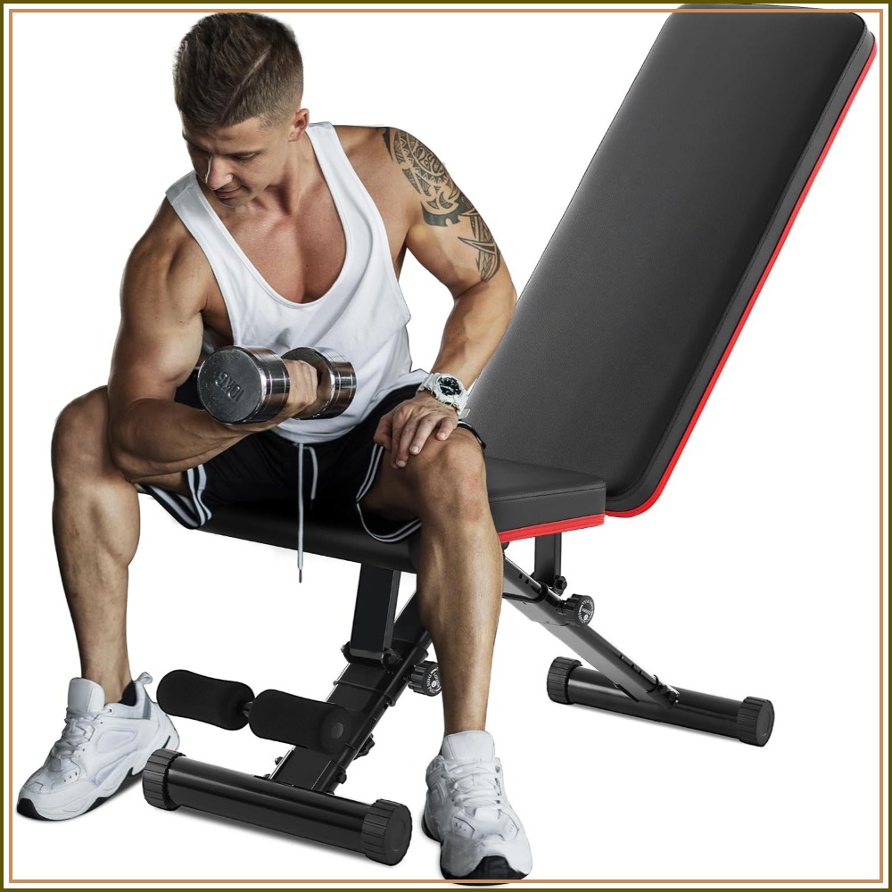 Home Gym Foldable - مقعد تدريب قابل للتعديل لتمرينات القوة