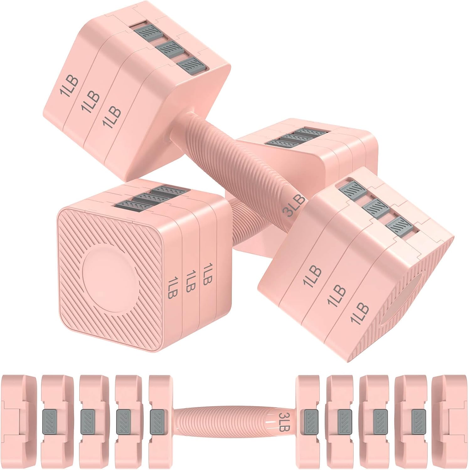Home Gym Dumbbell Set - مجموعة دمبلز قابلة للتعديل من هيزيفيرج