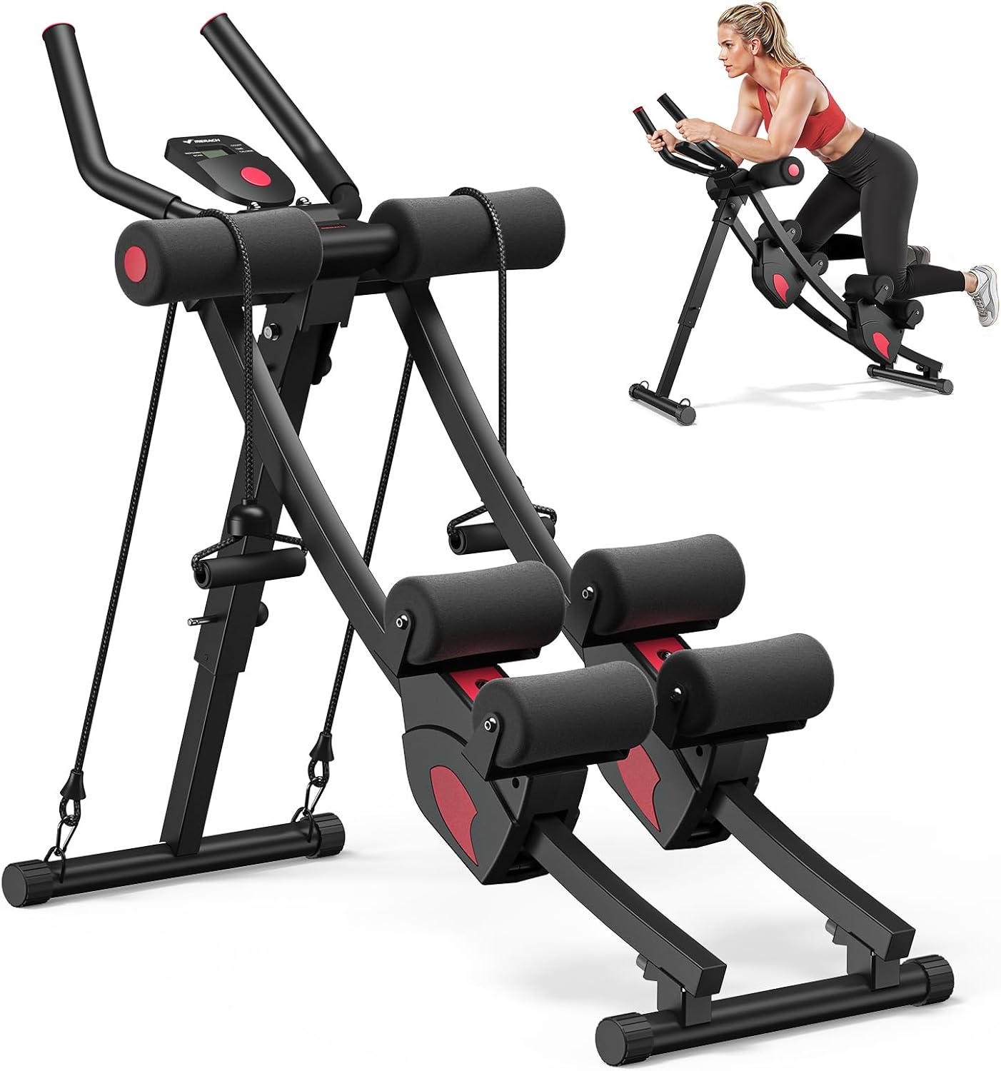 Home Gym Foldable - جهاز تمارين البطن قابل للتعديل، مصنوع