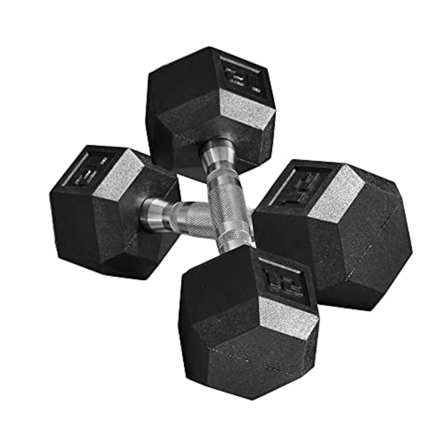 مجموعة دمبل مطاطية 40/45/50 رط - مراجعة Home Gym Dumbbell Set وسعره