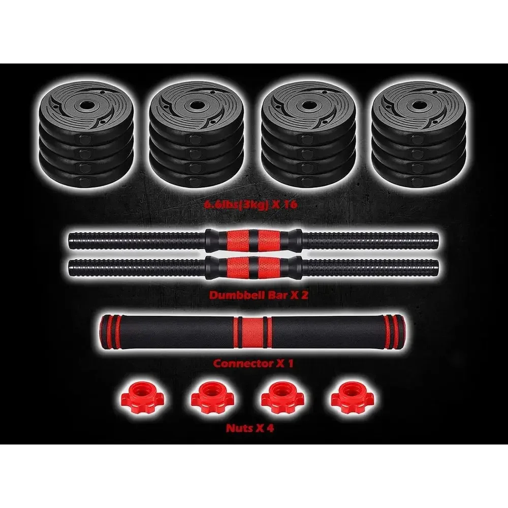 مجموعة أثقال قابلة للتعديل من  - مراجعة Home Gym Dumbbell Set وسعره