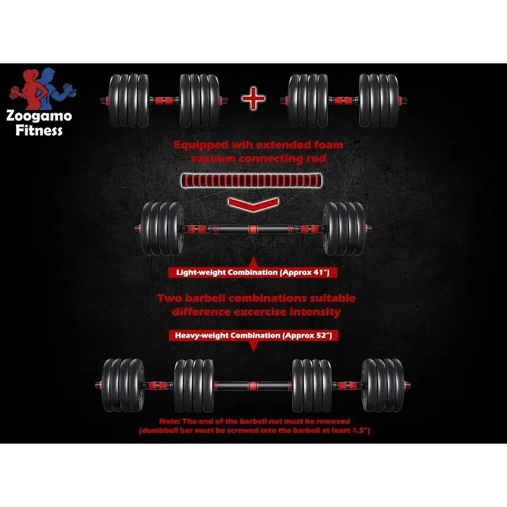 مجموعة أثقال قابلة للتعديل من  - مراجعة Home Gym Dumbbell Set وسعره