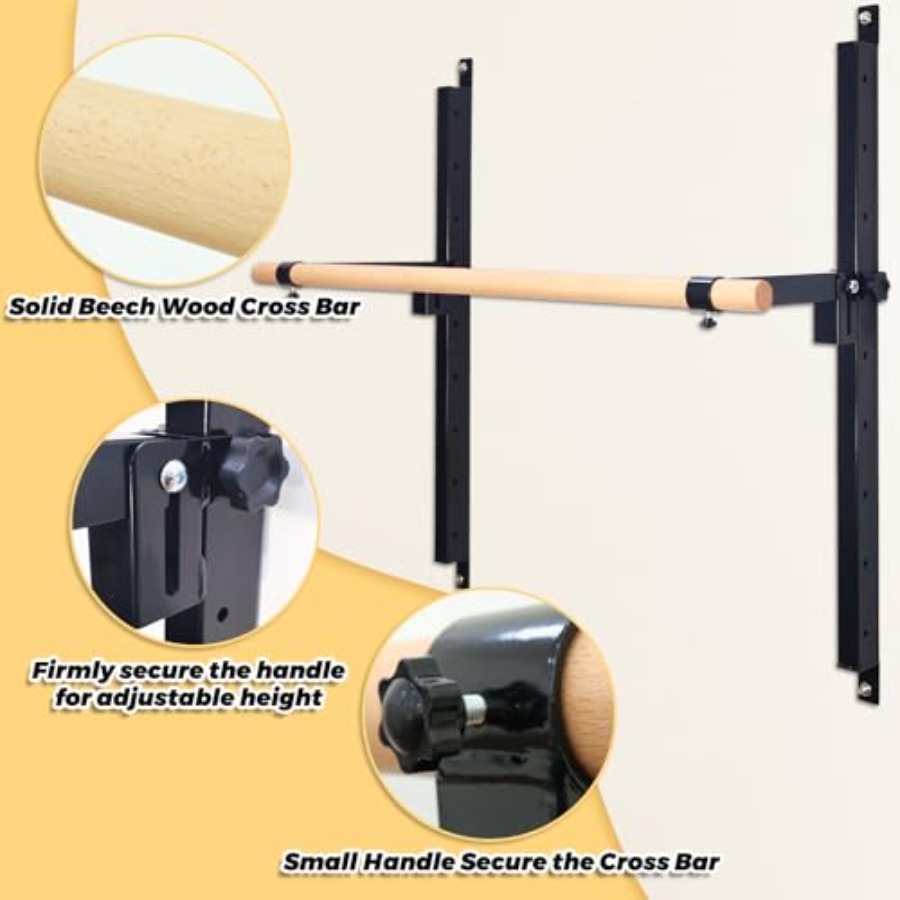 عارضة باليه قابلة للطي مثبتة ع - مراجعة Home Gym Foldable وسعره
