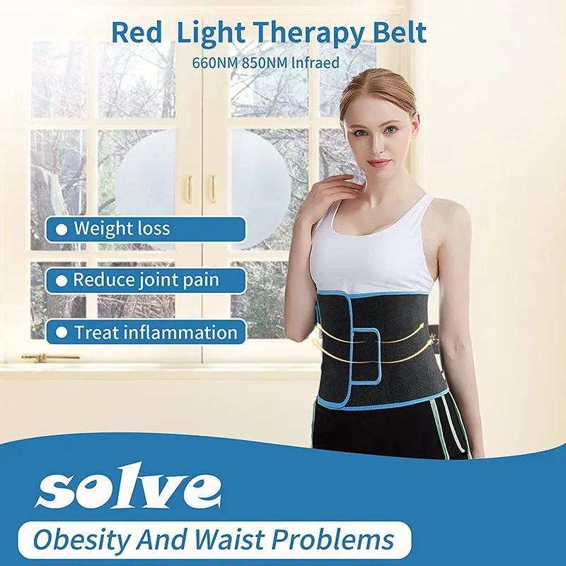 حزام تدليك بالعلاج الضوئي LED  - مراجعة Weight Belt Lifting وسعره