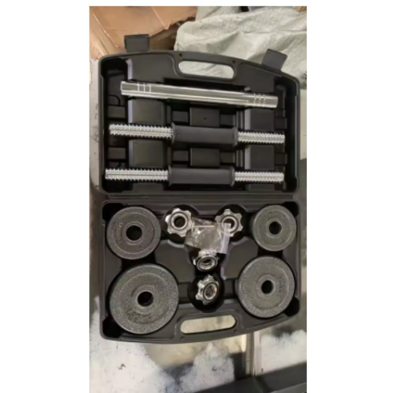 مجموعة أثقال حديدية مطلية بالل - مراجعة Home Gym Dumbbell Set وسعره