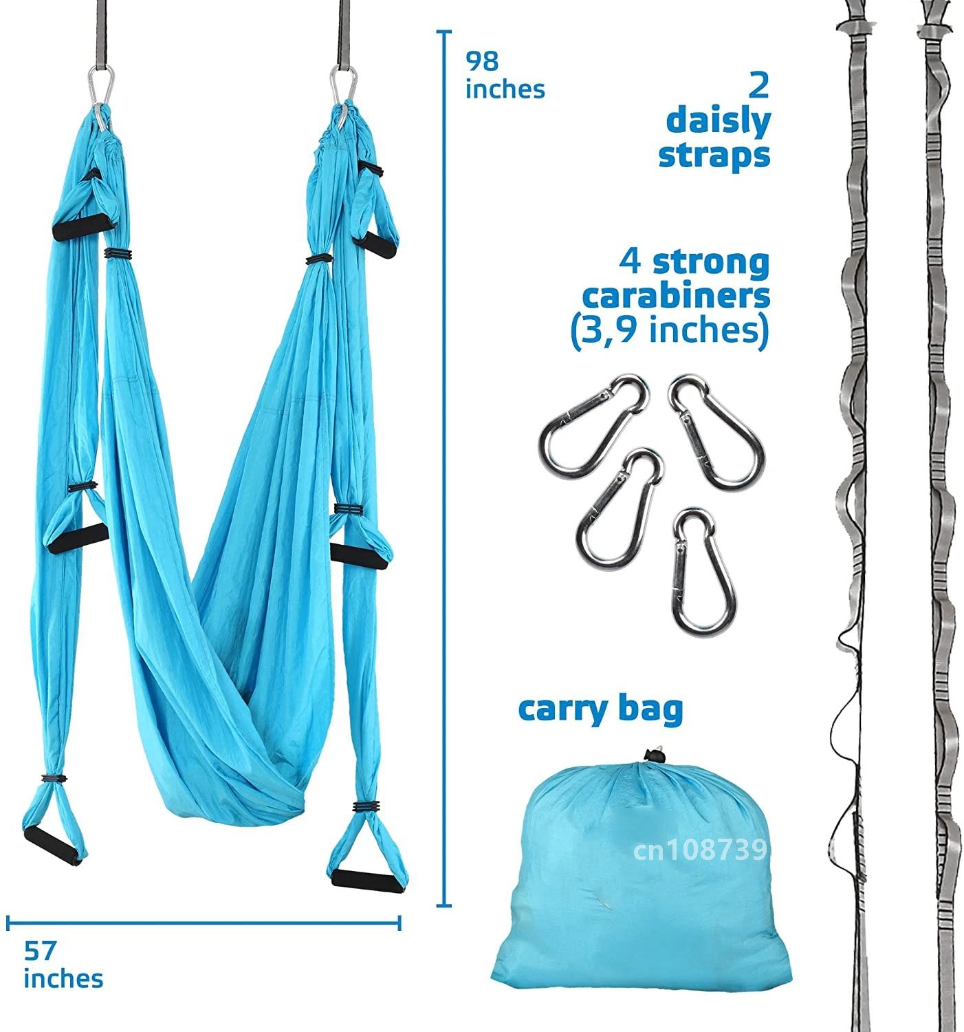 أرجوحة يوغا هوائية مقاس 2.5*1. - مراجعة Yoga Trapeze Swing وسعره