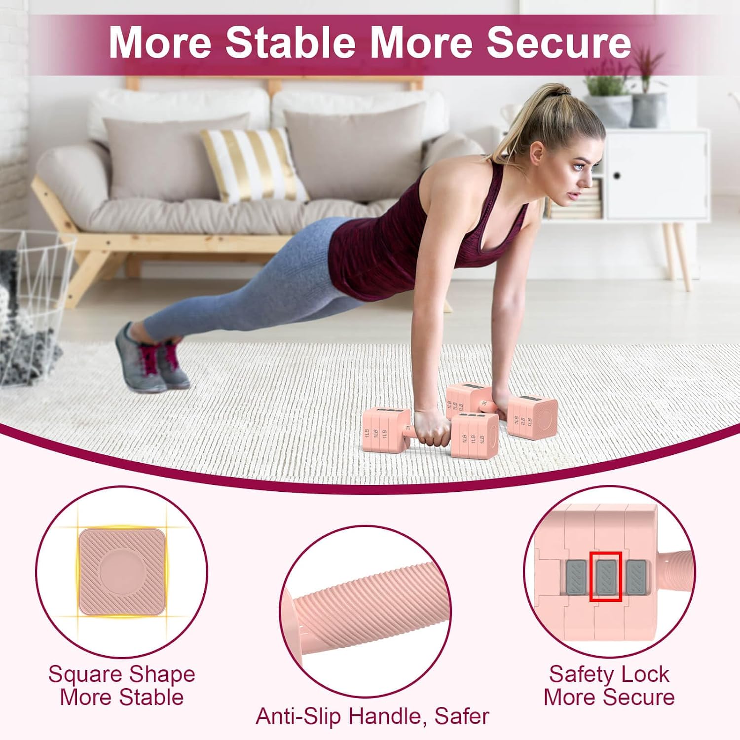مجموعة دمبلز قابلة للتعديل من  - مراجعة Home Gym Dumbbell Set وسعره