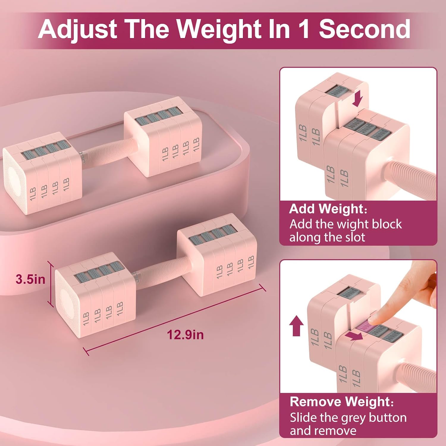 مجموعة دمبلز قابلة للتعديل من  - مراجعة Home Gym Dumbbell Set وسعره