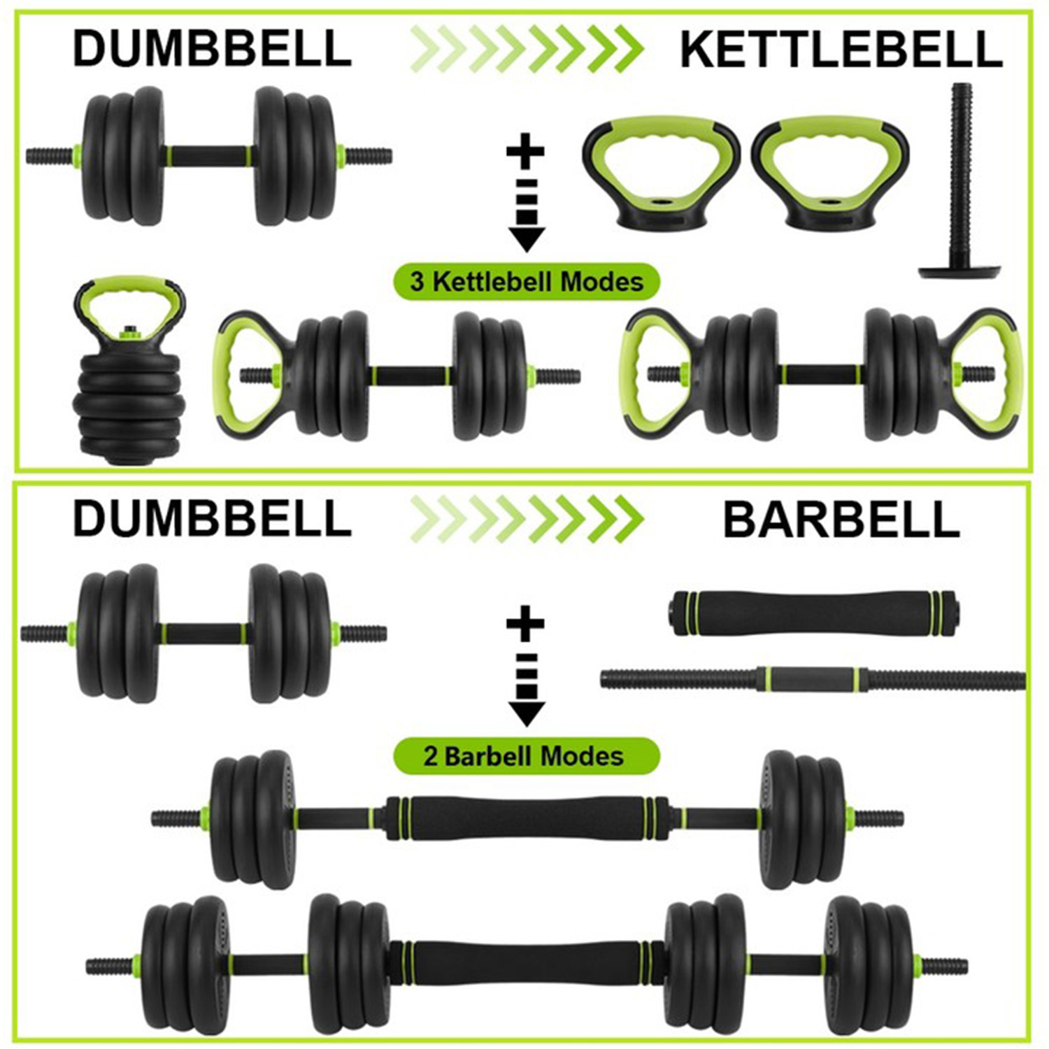 مجموعة دمبل قابلة للتعديل 4 في - مراجعة Home Gym Dumbbell Set وسعره
