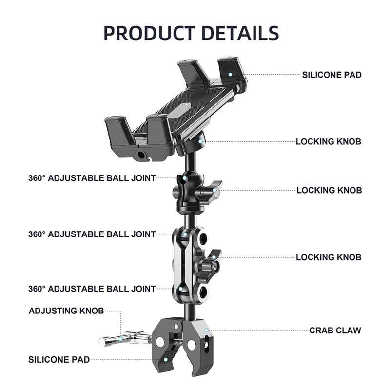 حامل هاتف قابل للتعديل من ABSK - مراجعة Home Gym Video وسعره