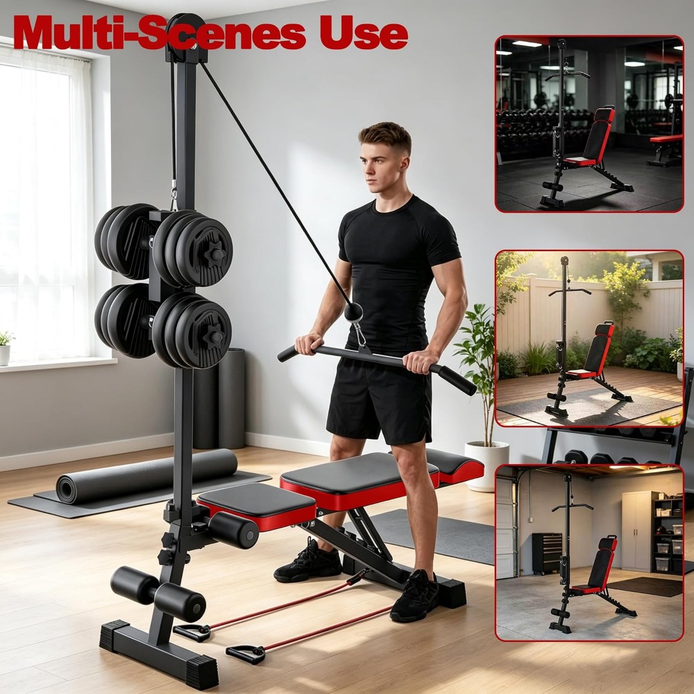 مقعد تمارين متعدد الوظائف مع ن - مراجعة Home Gym Multi وسعره