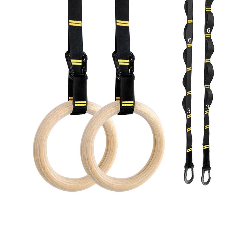 حلقات جمباز خشبية قابلة للتعلي - مراجعة Home Gym Simple وسعره
