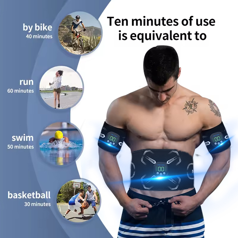جهاز تحفيز العضلات الكهربائي E - مراجعة Home Gym Setup وسعره