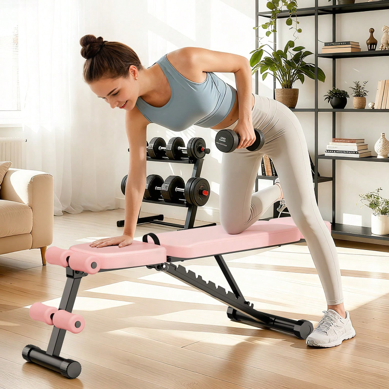 مقعد تمارين قابل للتعديل بـ 9  - مراجعة Home Gym Foldable وسعره
